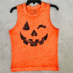 Fifth Sun Orange Halloween Muscle Tank